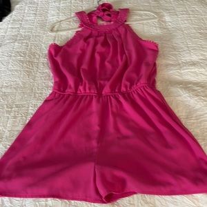 Boutique romper size small PINK 🌸
